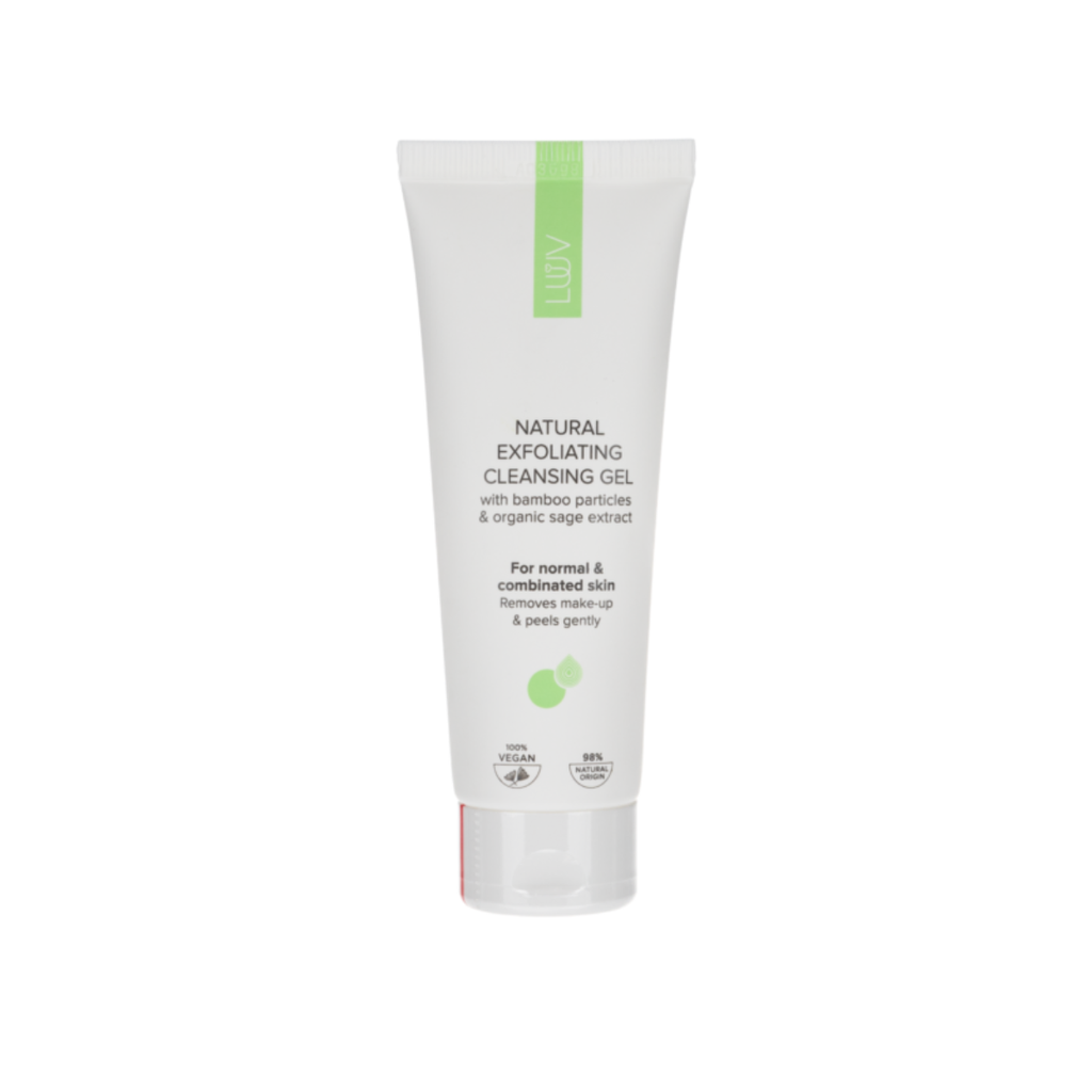 LUUV Natural Exfoliating Cleansing Gel with Bamboo 75 ml - Puhdistusaine - Luuv - Nicca.fi