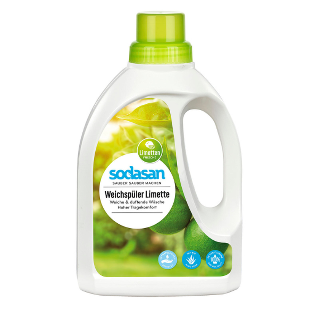 Sodasan huuhteluaine 750 ml , Lime - Pesuaineet - Sodasan - Nicca.fi