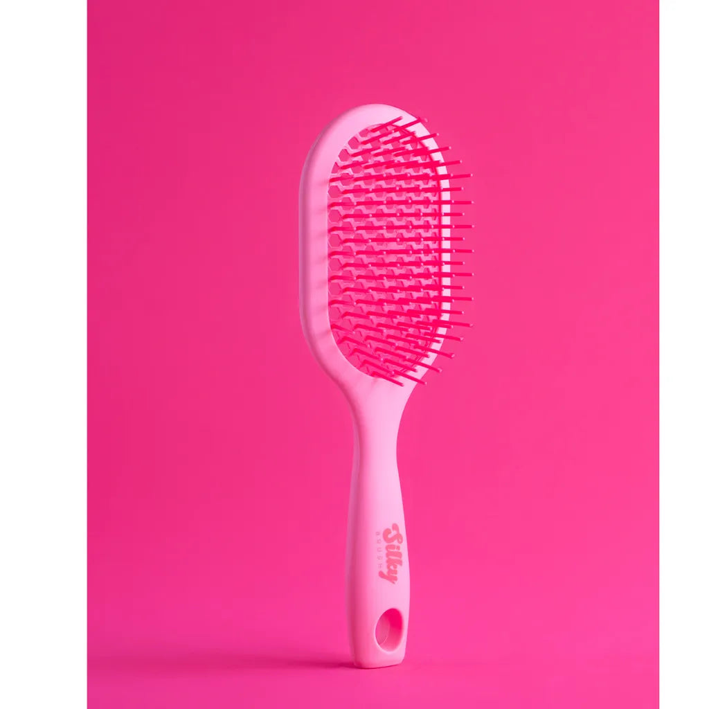Silky Brush Raspberry Rush – harja kiharoiden selvitykseen - Muut harjat - Silky Curl - Nicca.fi