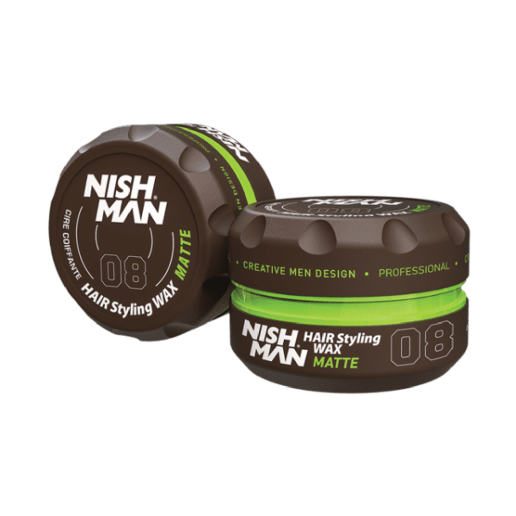 Nishman Hair Styling Wax Matte 150 ml | 08 - Vahat ja Geelit - Nishman - Nicca.fi