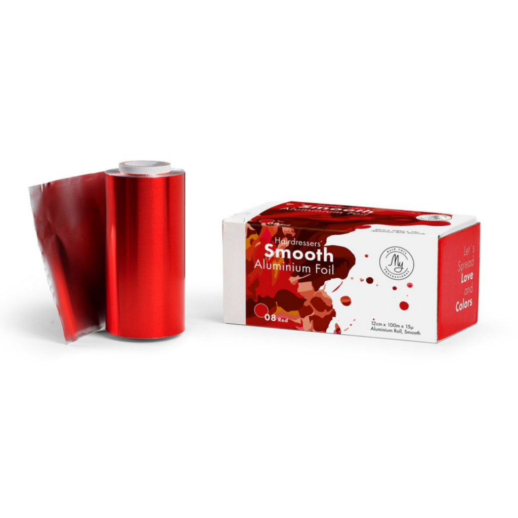 My - Smooth Folio 15µ, Punainen 12cm x100m - Foliot - My Professional - Nicca.fi