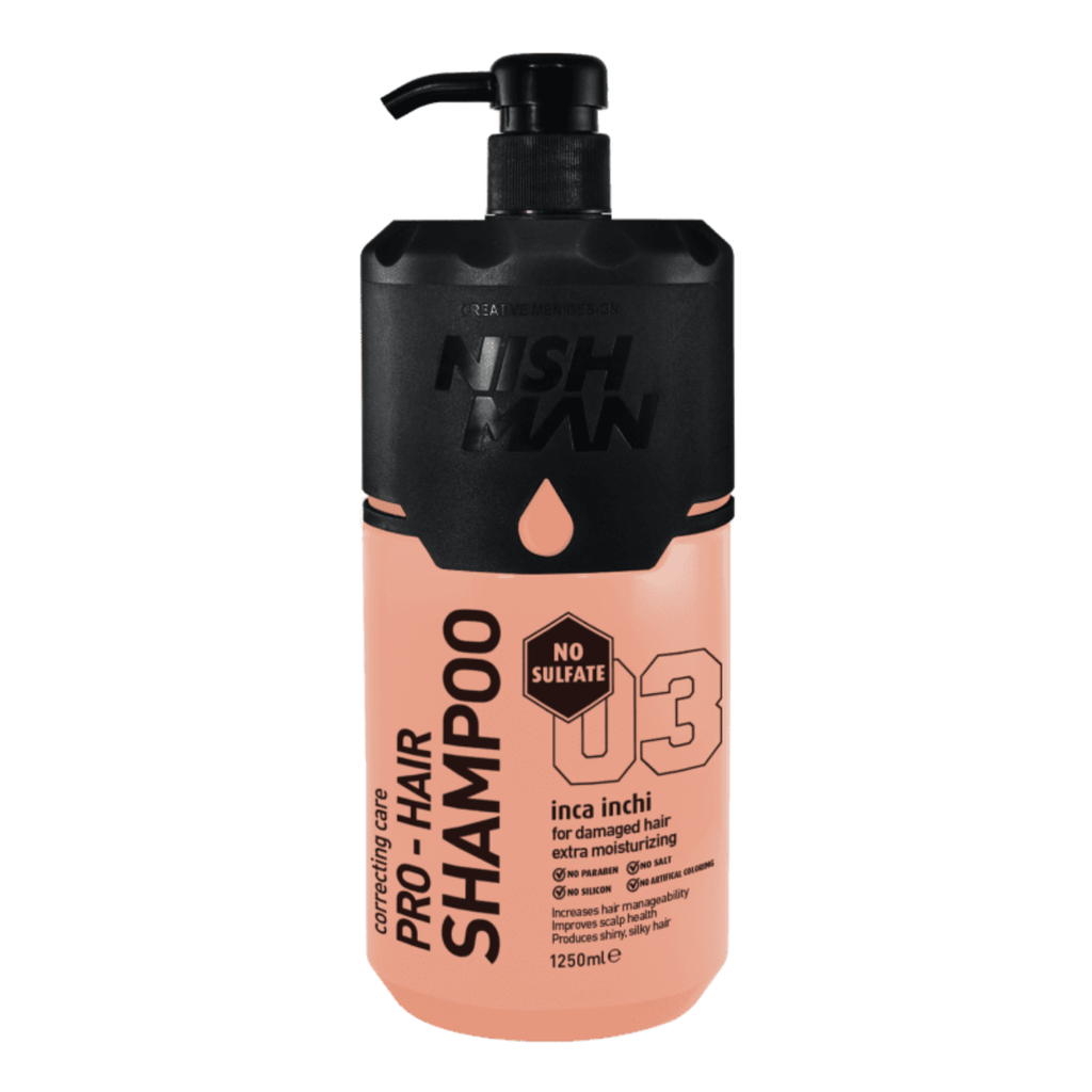 NishMan Hair Shampoo Inca Inchi 03 1250ml - Shampoot - Nishman - Nicca.fi