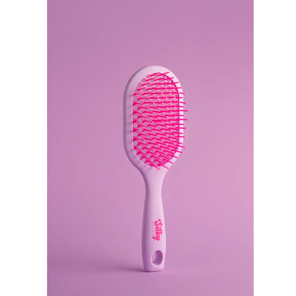 Silky Brush Berry Bloom – harja kiharoiden selvitykseen - Muut harjat - Silky Curl - Nicca.fi