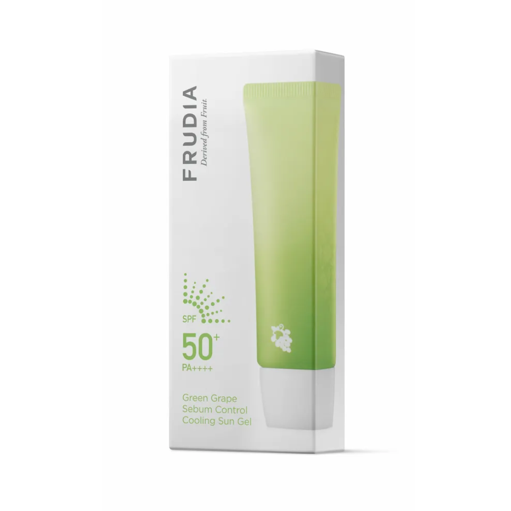 Frudia Green Grape Sebum Control Cooling Sun Gel - Aurinkosuoja - Frudia - Nicca.fi
