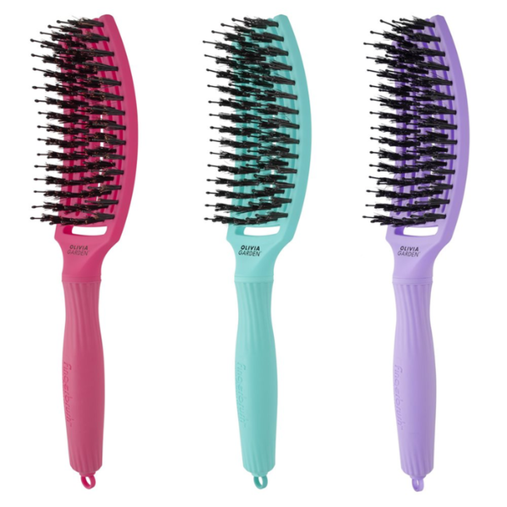 Olivia Garden Fingerbrush Mint , M - Muut harjat - Olivia Garden - Nicca.fi
