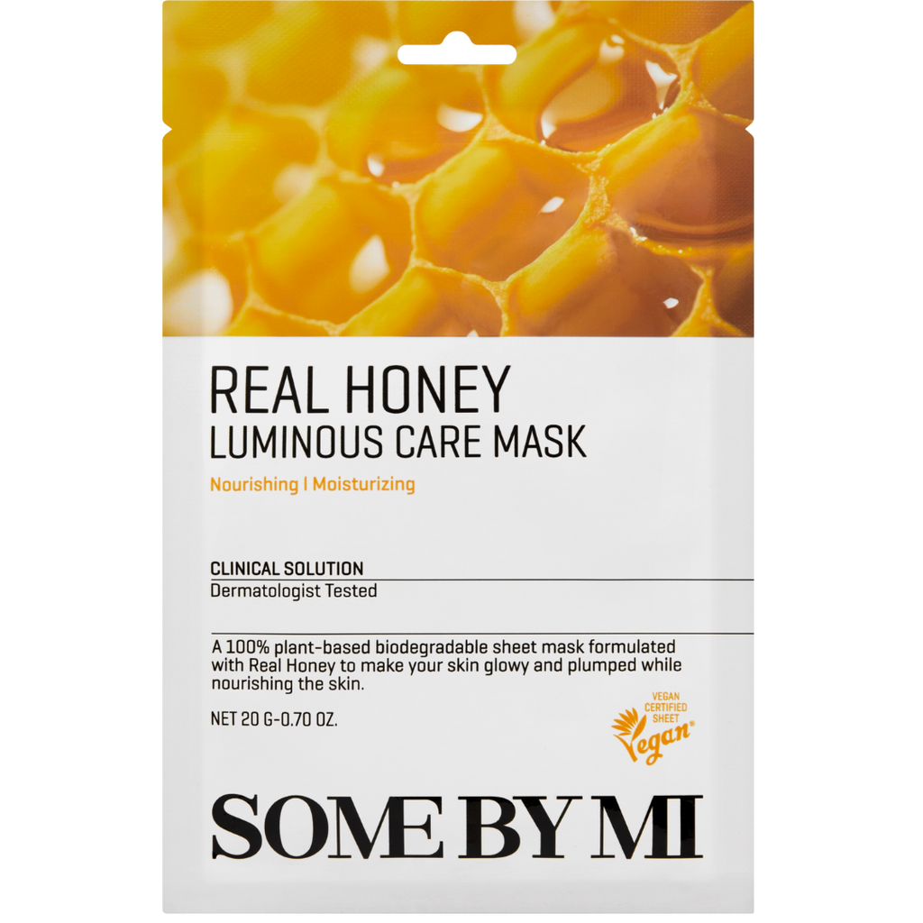 Some By Mi Real Honey Luminous Care Mask-1 kpl (20 g) - Naamio - Some By Mi - Nicca.fi