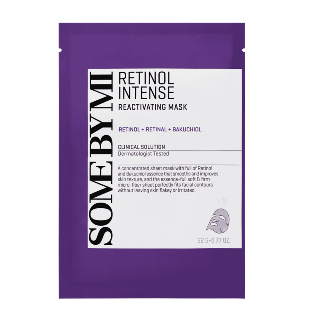 Some By Mi Retinol Intense Sheetmask-kiinteyttävä naamio - Kasvojen hoito - Some By Mi - Nicca.fi