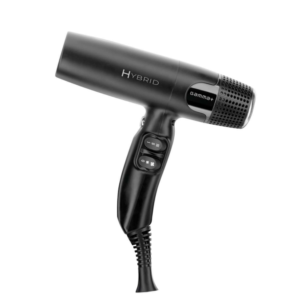 Gamma +Hybrid hiustenkuivaaja matta musta - Föönit - Gamma + - Nicca.fi