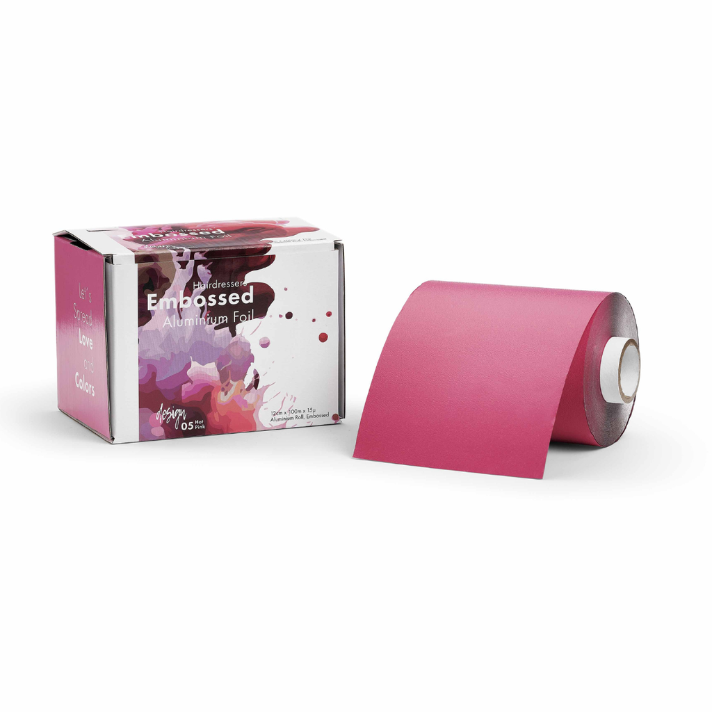 Embossed folio Hot Pink 12cm x 100m - Foliot - My Professional - Nicca.fi