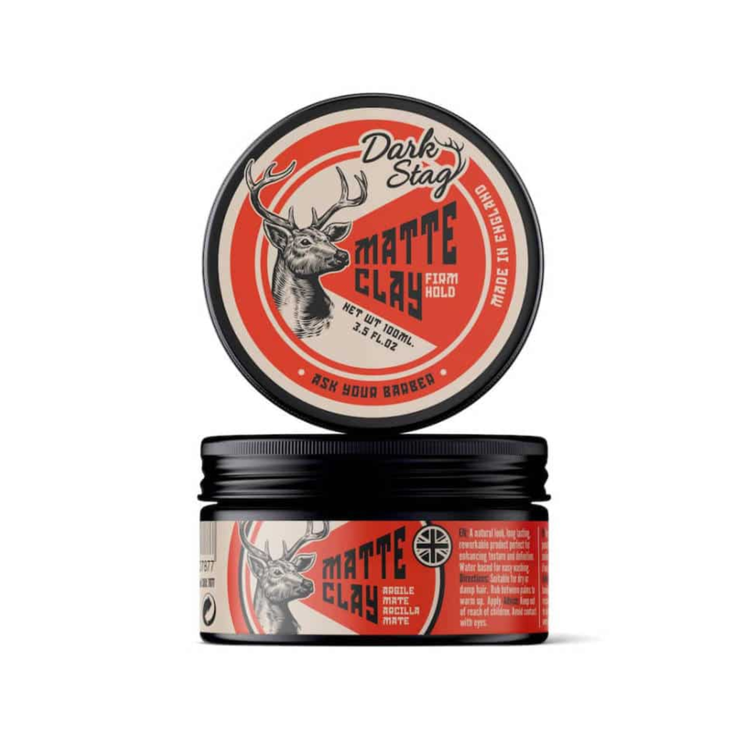 Dark Stag Matte Clay 100ml – vahva pito & täysin matta lopputulos - Hiustuotteet - Dark Stag - Nicca.fi