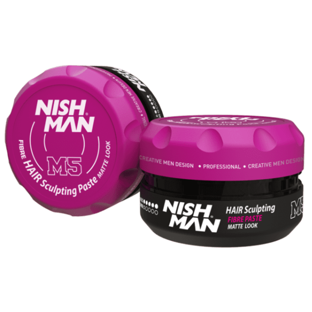 Hair Sculpting Fibre Paste Matte Look - Vahat ja Geelit - Nishman - Nicca.fi