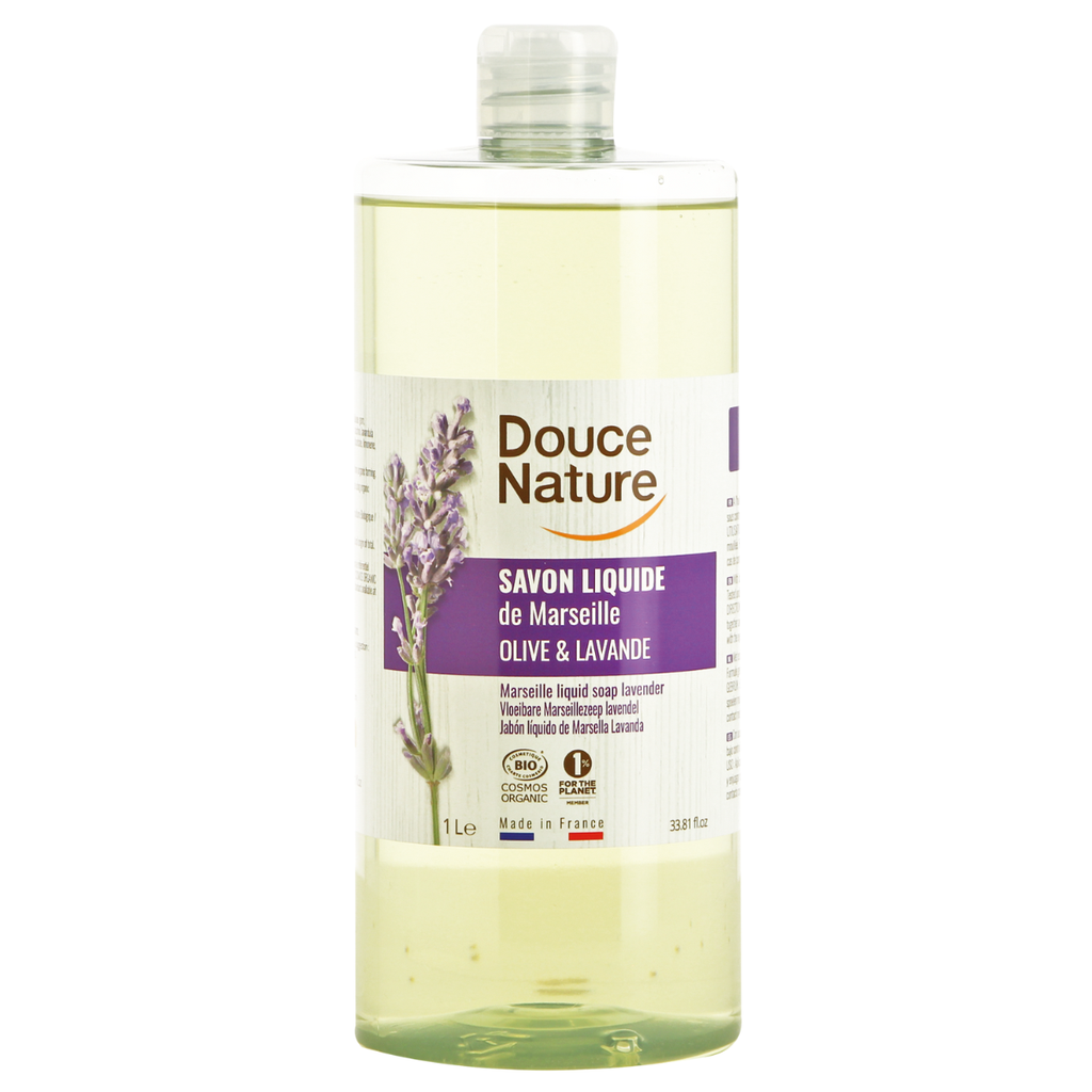 Douce Nature nestesaippua laventeli, täyttöpakkaus - - Douce Nature - Nicca.fi