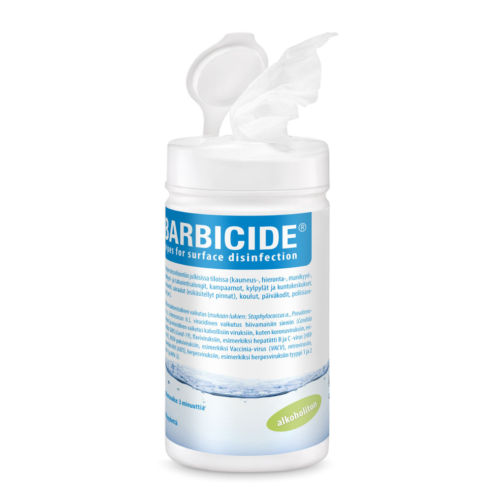 Barbicide desinfiointipyyhkeet, 100 kpl - Desinfionti - Barbicide - Nicca.fi