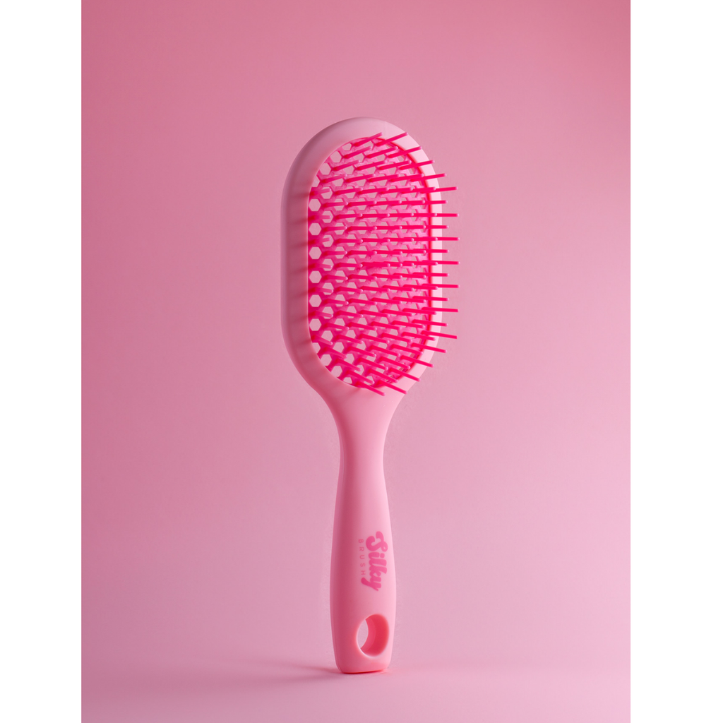 Silky Brush Cherry Blossom – harja kiharoiden selvitykseen - Muut harjat - Silky Curl - Nicca.fi