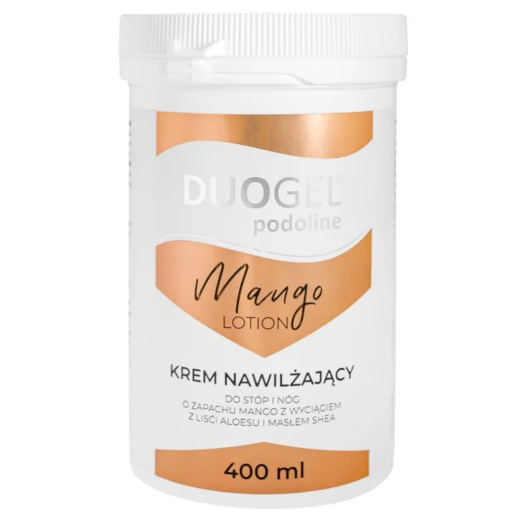 Duogel Podoline Moisturizing Cream Mango, 400 ml - Vartalon-ja jalkojen hoito - Duogel - Nicca.fi