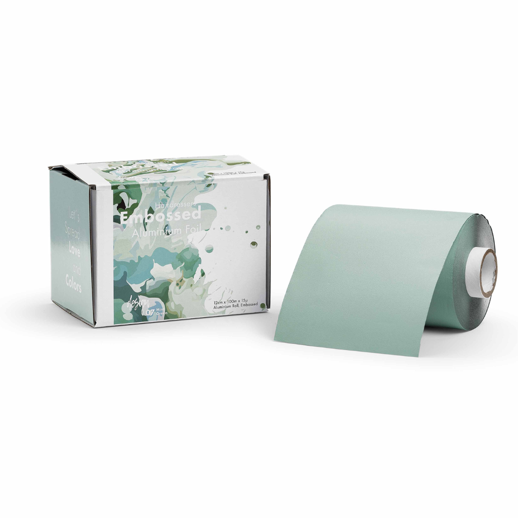 Embossed folio Mint Green 12cm x 100m - Foliot - My Professional - Nicca.fi
