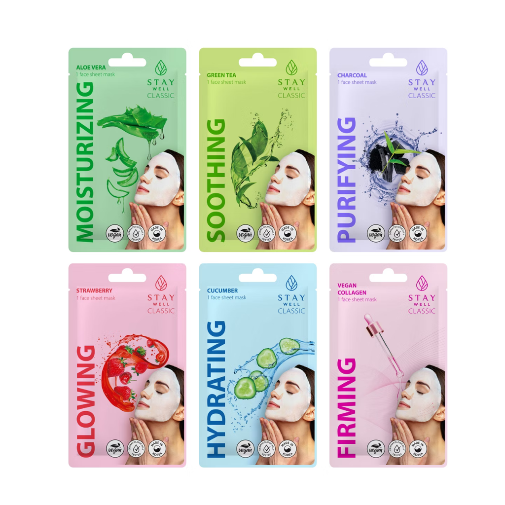 STAY Well Classic collection - 6 sheet masks