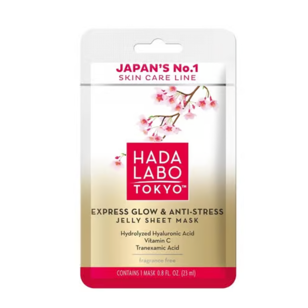 Hada Labo Tokyo Premium Express Glow Antistress Jelly Sheet Mask - - HADA LABO TOKYO - Nicca.fi