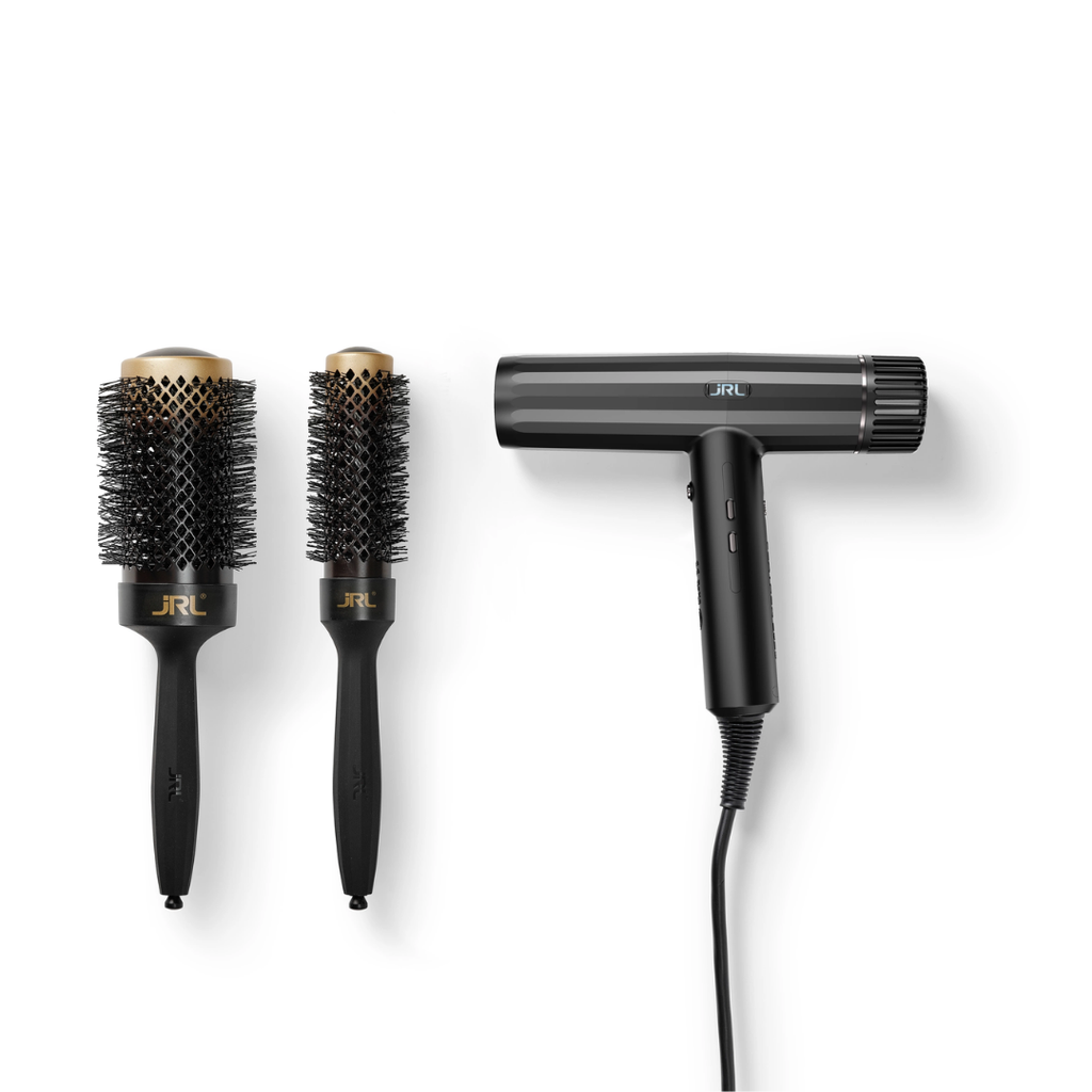 JRL FORTE PRO Fööni + Special Edition 2 pyöröharjaa - Föönit - Jrl - Nicca.fi