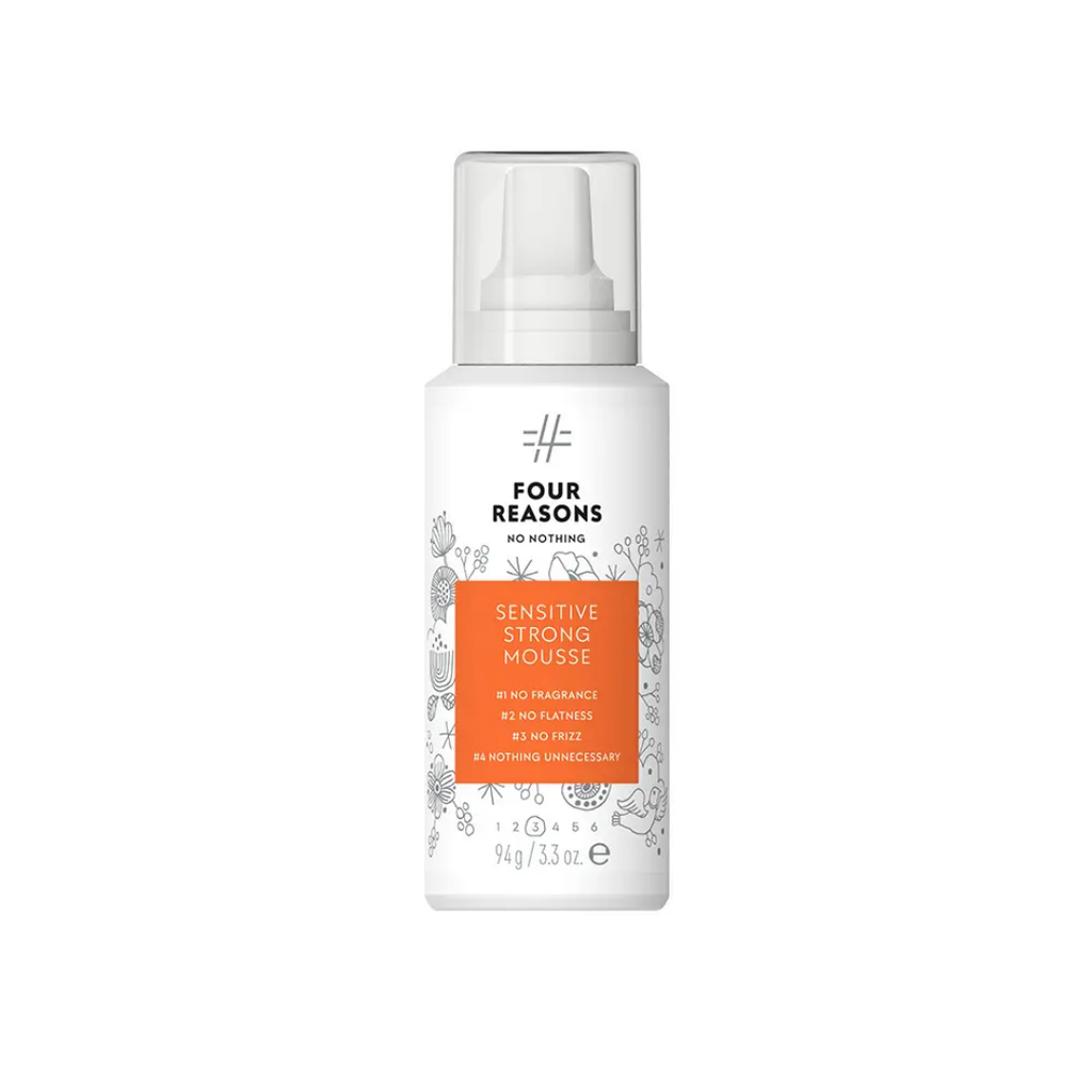 Four Reasons No Nothing Sensitive Strong Mousse-matkakoko 100 ml - Muotoilu- ja viimeistelytuotteet - Four Reasons - Nicca.fi