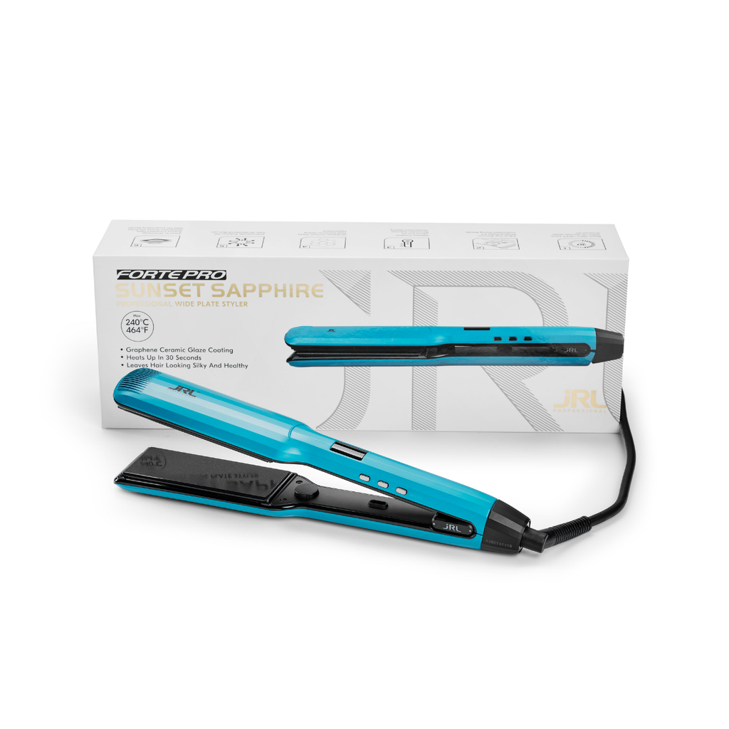 JRL Straight & Curl Iron Sunset Sapphire – 2-in-1 muotoilurauta ammattilaisille - Muotoiluraudat ja suoristusraudat - JRL - Nicca.fi