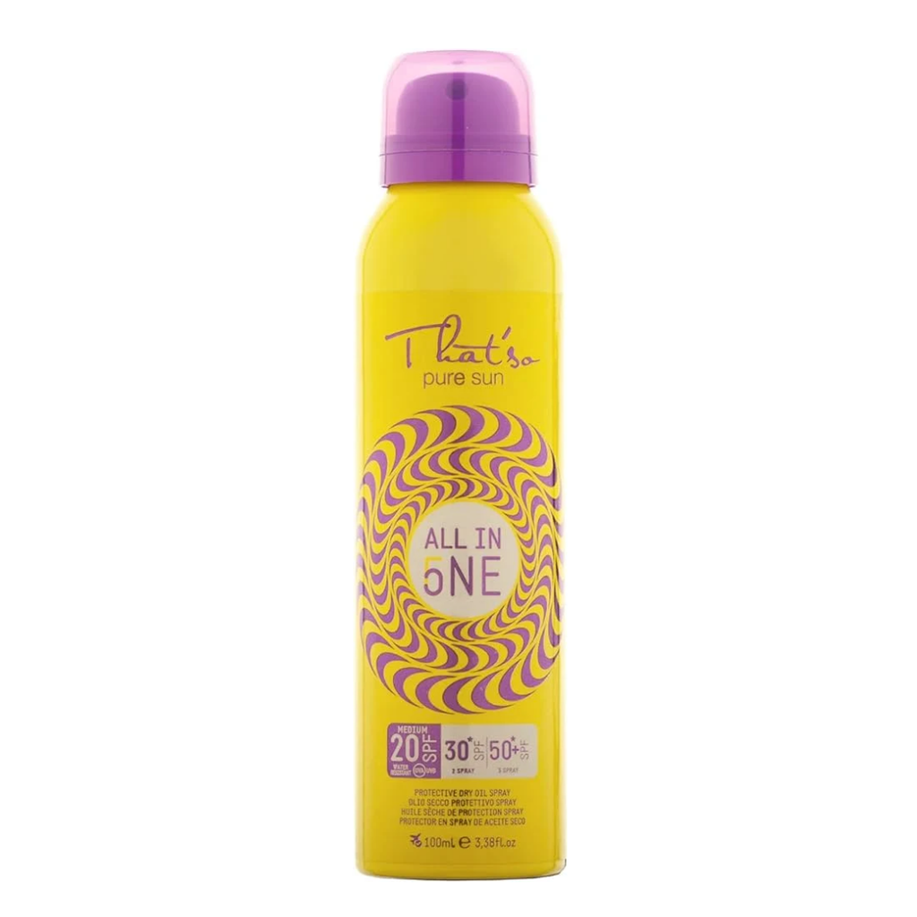 That'so All-In-One Aurinkosuojaöljy SPF 20–50+ - Aurinkosuoja - That'so - Nicca.fi