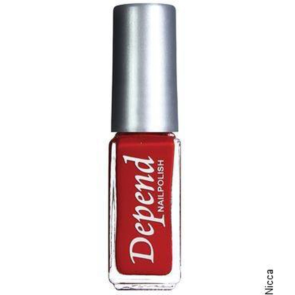 Kynsilakka 5 ml, Tummanpunainen, 040 - Kynsilakat - Depend kynsilakat - Nicca.fi