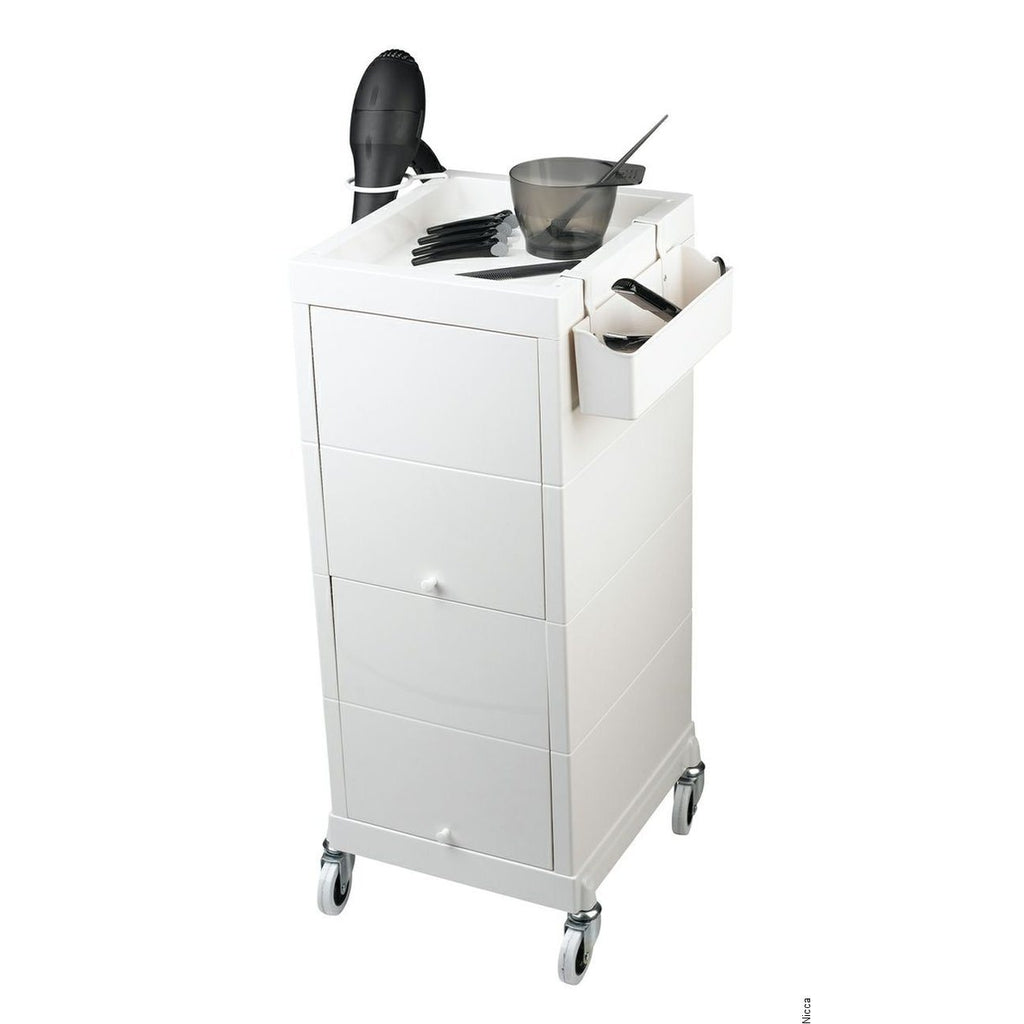 Työtarvikevaunu Discrete, Luonnonvalkoinen - Tarvikevaunut - Sibel - Nicca.fi