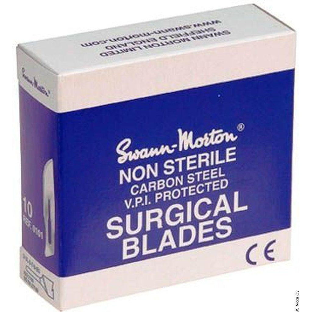 Skalpelliterä Swan Morton 15, 100 kpl - Vartalon-ja jalkojen hoito - Sibel - Nicca.fi