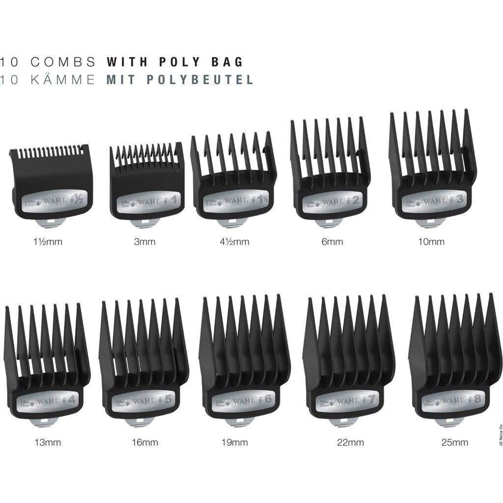 Wahl Leikkaustallasettipussi Mineraali, 10 kpl - Tallat ja lisäosat - Wahl - Nicca.fi