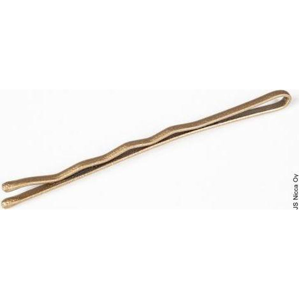 Pinni 50 mm, Kulta, 520 kpl - Hiuspinnit ja hengettömät - Femell - Nicca.fi