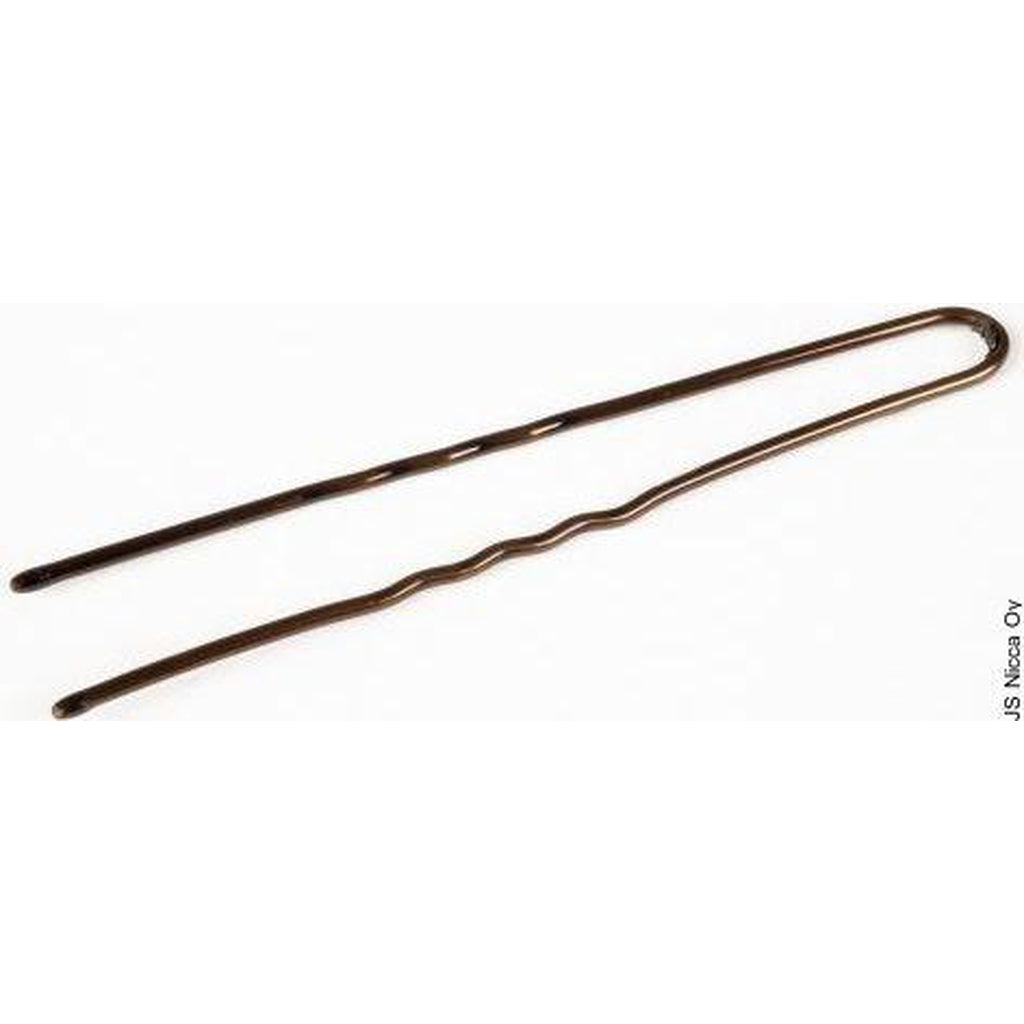 Hengetön, Ruskea, 45 mm, 1400kpl - Hiuspinnit ja hengettömät - Femell - Nicca.fi