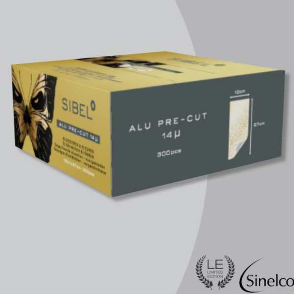 High-Light Katkaistu kohokuvioitu alumiinifolio 300 kpl ,Gold - Foliot - Sibel - Nicca.fi