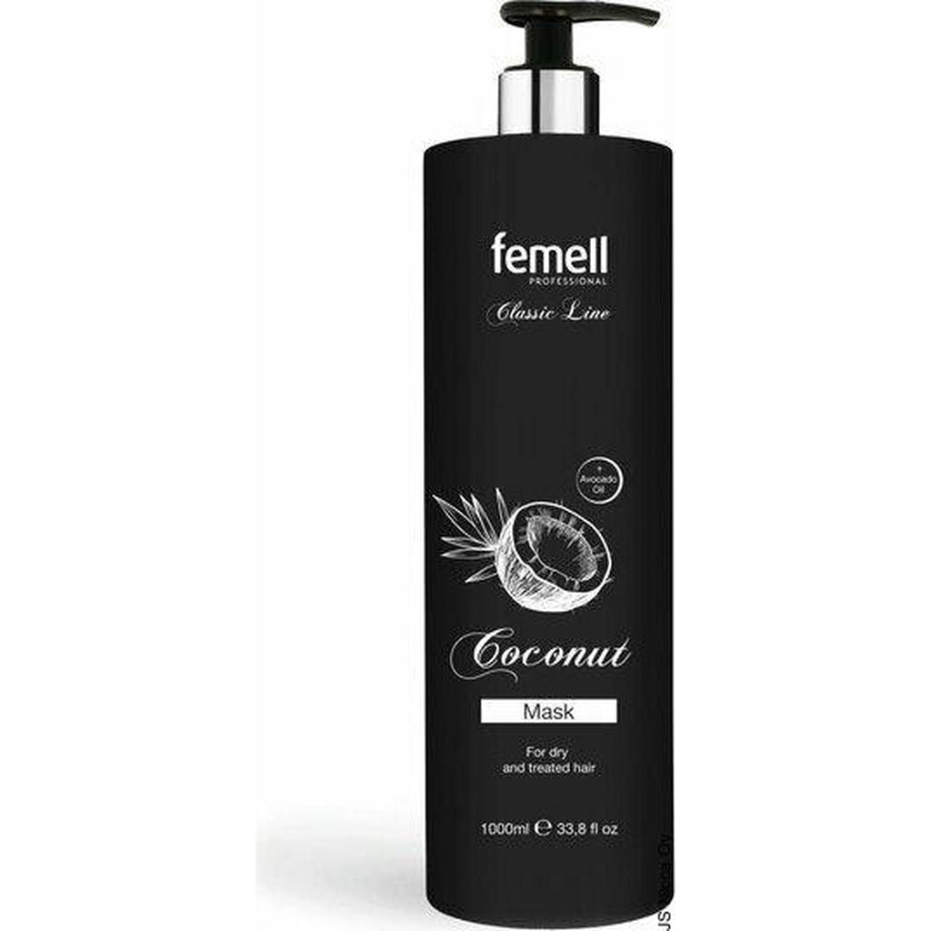 Femell Classic Line Coconut Hiusnaamio Kuiville Ja Käsitellyille Hiuksille - Hoitoaineet - Femell - Nicca.fi