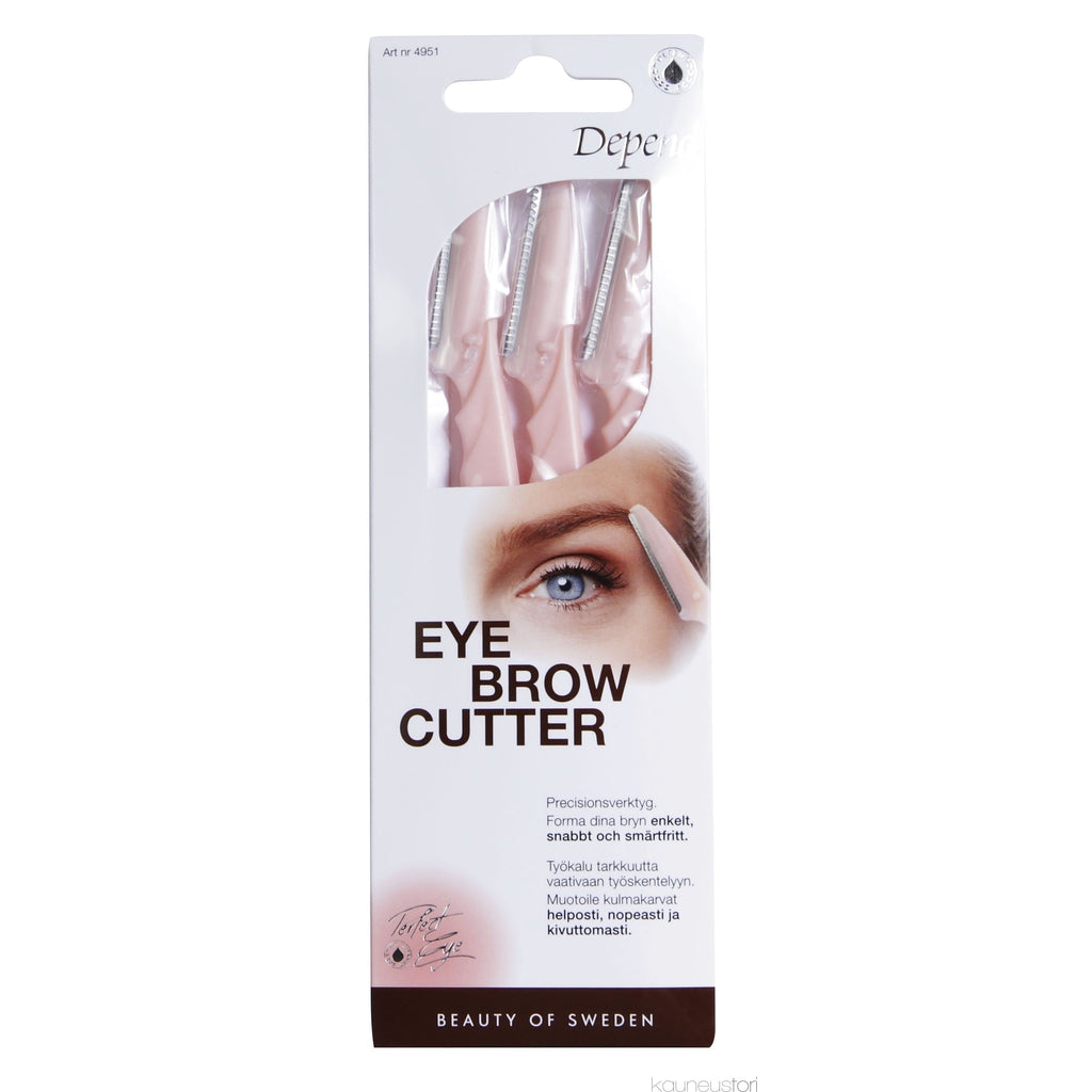 Kulmakarvaveitsi, 3 kpl - Kauneudenhoitotarvikkeet - Depend - Nicca.fi
