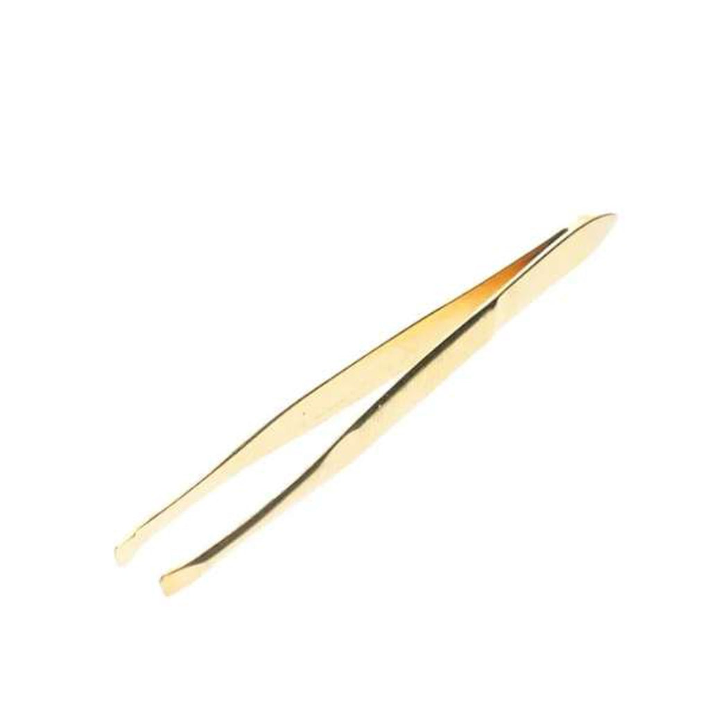 Kullattu Viistopäinen Pinsetti, 9 cm - Kauneudenhoitotarvikkeet - Femell - Nicca.fi