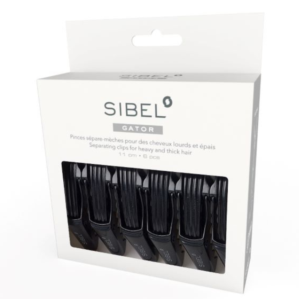 Sibel Gator jaotteluklipsi 11 cm , 6 kpl - Klipsit - Sibel - Nicca.fi