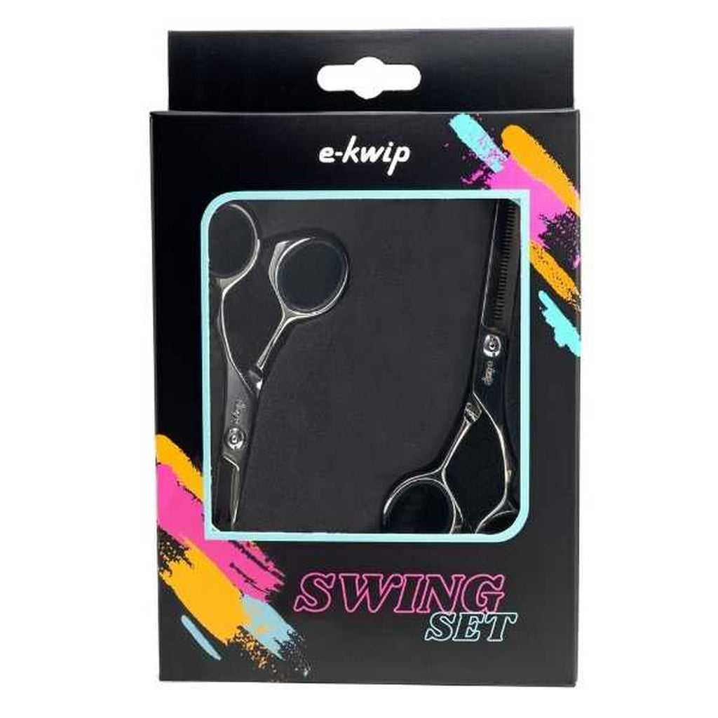 e-kwip Swing Set Neutral, 5,5" - Hiustenleikkuusakset - E-Kwip - Nicca.fi