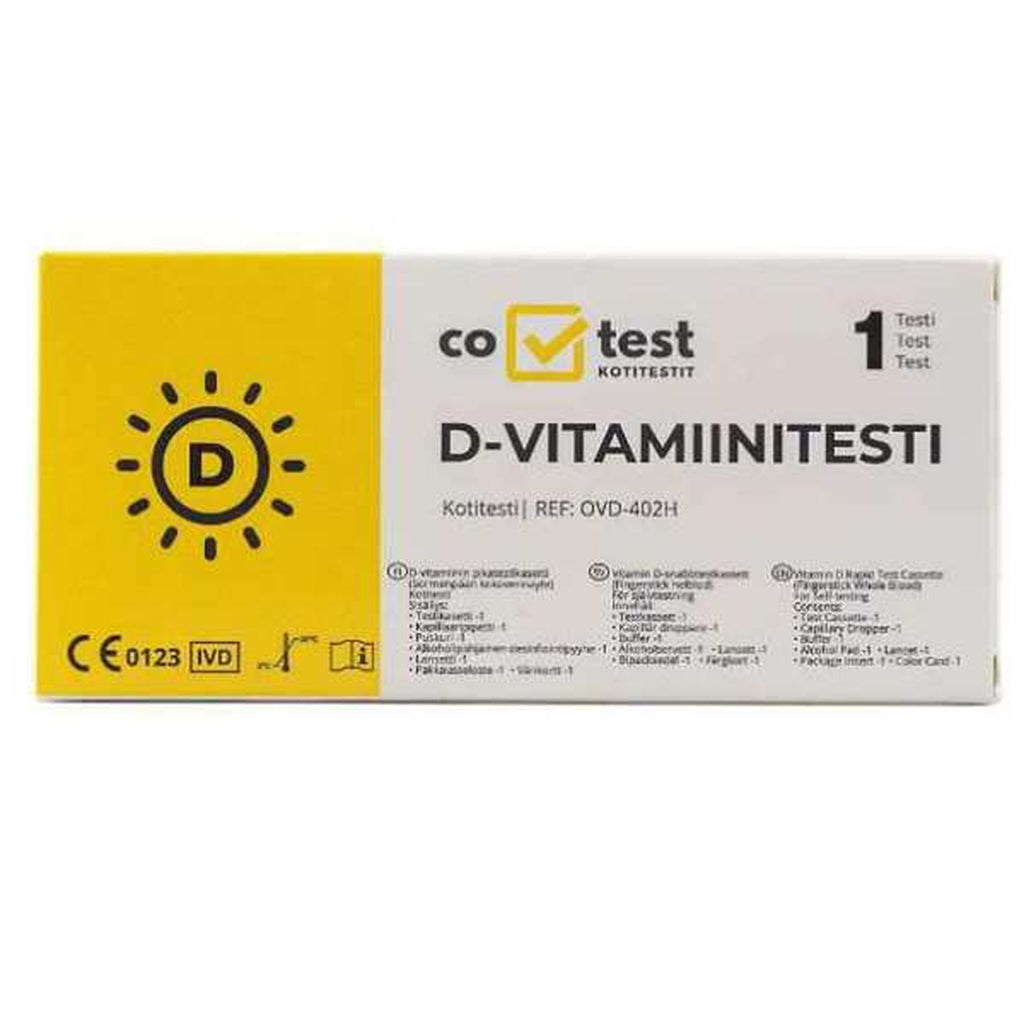 Co-Test kotitesti D-vitamiinitesti - Vitamiinit ja lisäravinteet - Co-Test - Nicca.fi