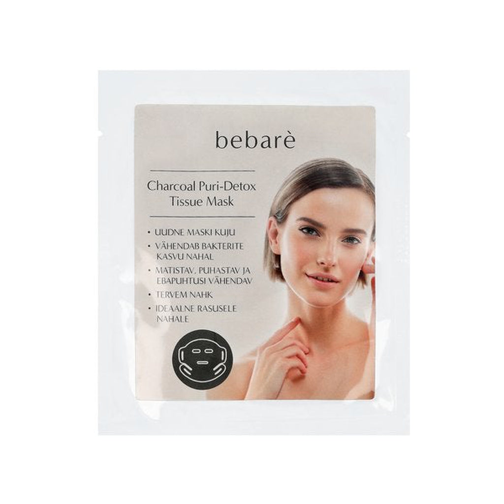 BEBARÉ Charcoal Puri-Detox Mask - Kasvojen hoito - BEBARÉ - Nicca.fi