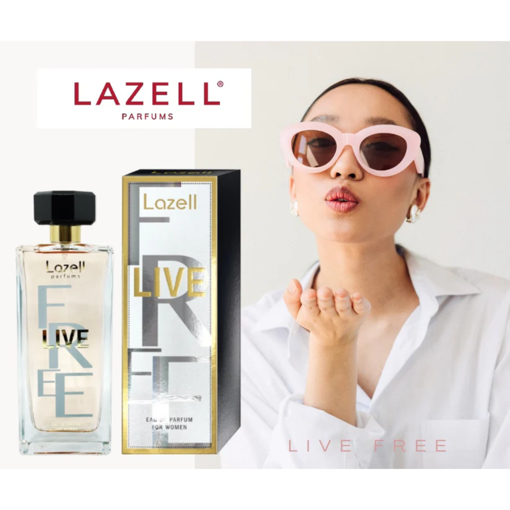 Lazell Live Free– Eau de Parfum 100 ml ml - Hajuvedet - Lazell - Nicca.fi