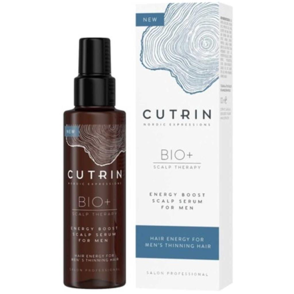 CUTRIN BIO+ Energy Boost Scalp Serum For Men 100 ml - Hiuspohjatuotteet - Cutrin - Nicca.fi