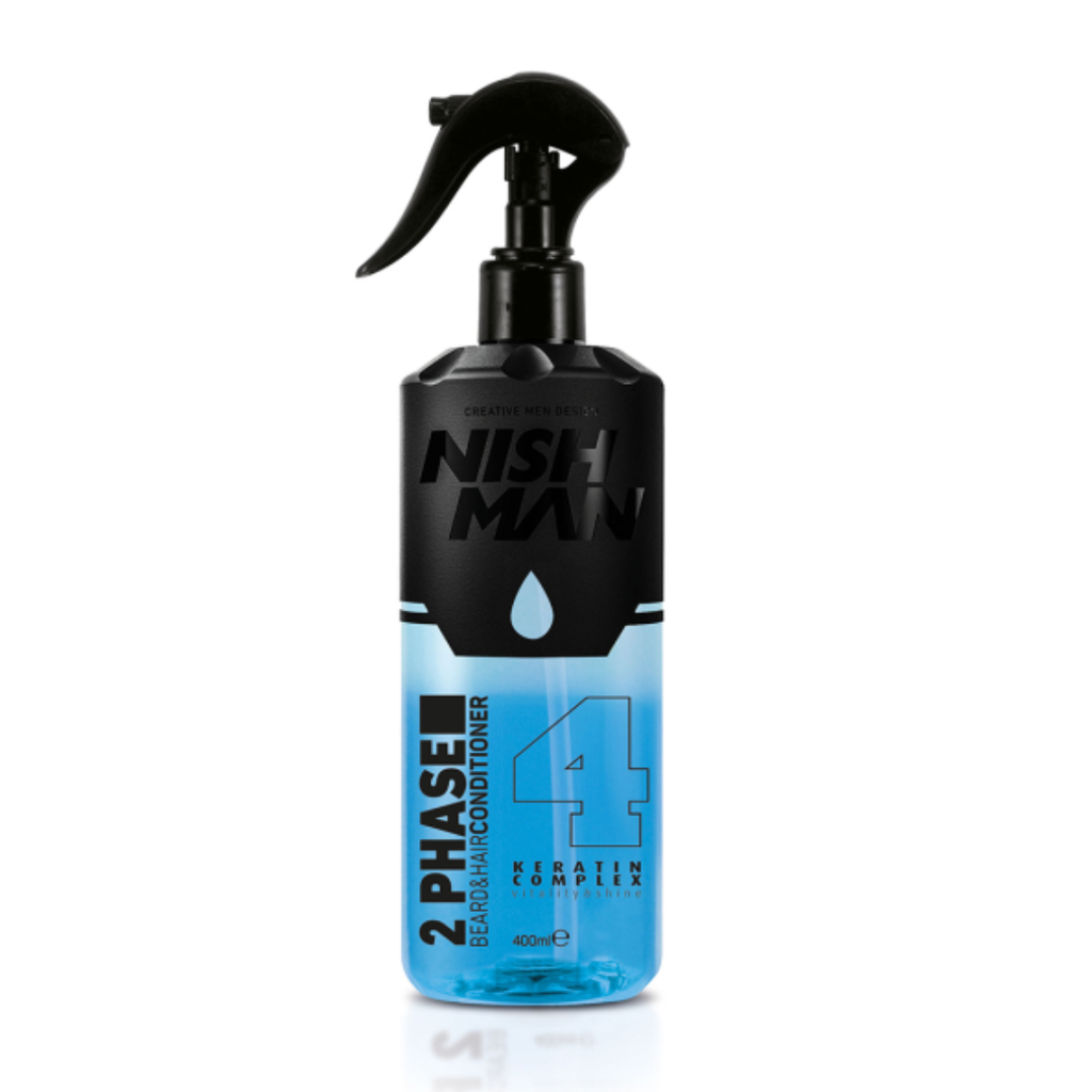 Nishman 2 Phase Beard & Hair Conditioner 400 ml - Hoitoaineet - Nishman - Nicca.fi