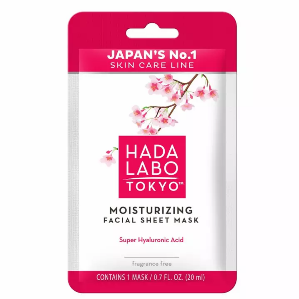 Hada Labo Tokyo Moisturizing Facial Sheet Mask-kangasnaamio 20ml - Naamio - HADA LABO TOKYO - Nicca.fi