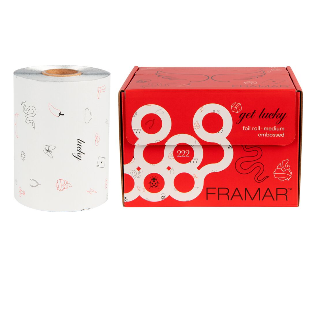 Framar Embossed Roll Get Lucky 97,5m - Foliot - Framar - Nicca.fi