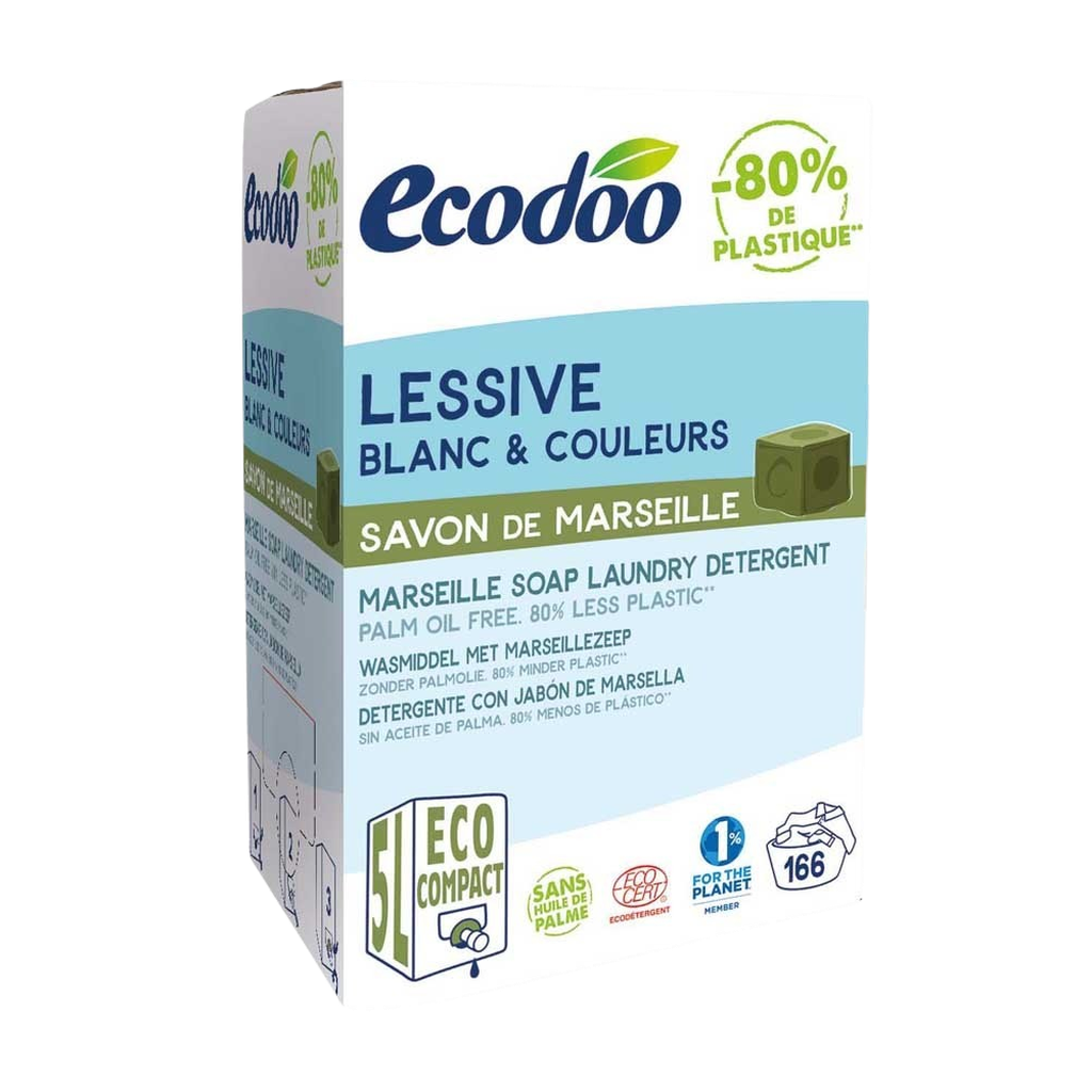 Ecodoo pyykinpesuaine Marseille, hanapakkaus, 5 l - Pesuaineet - Ecodoo - Nicca.fi