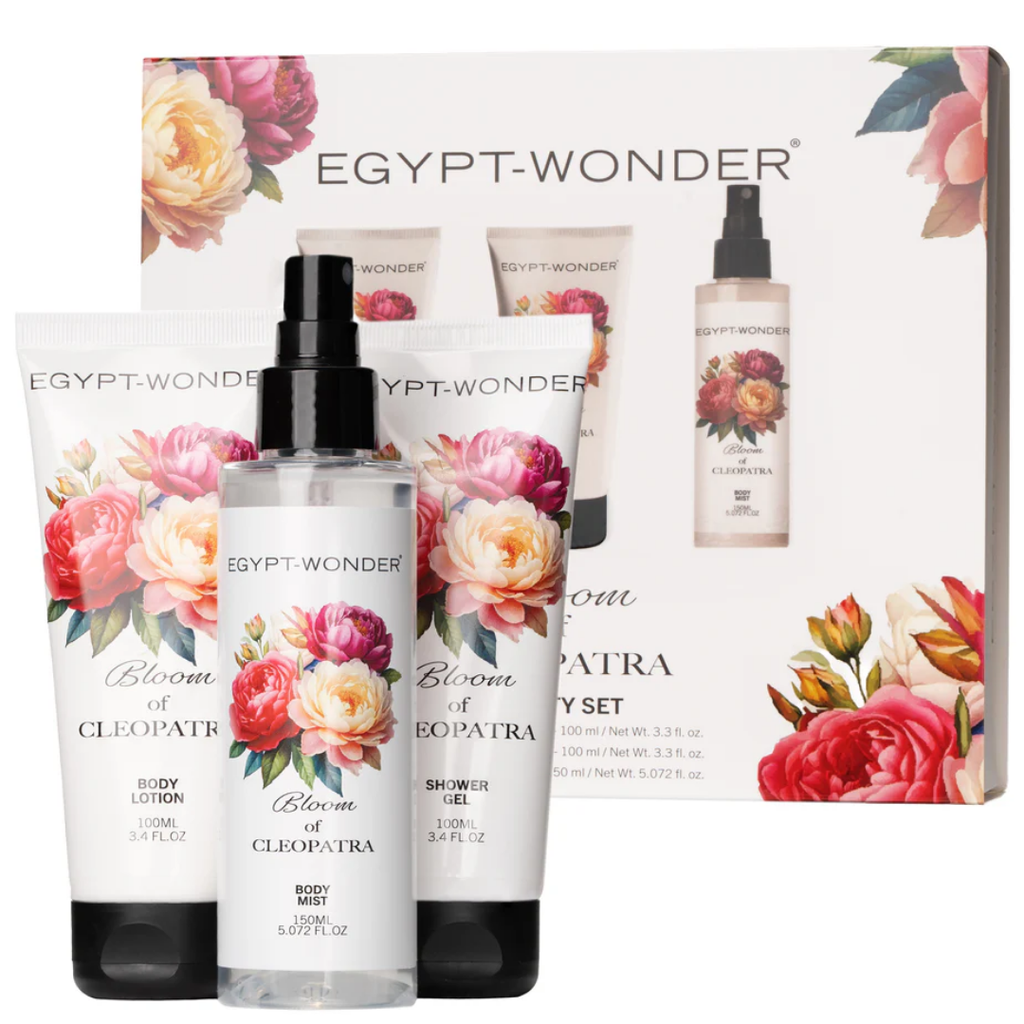 EGYPT-WONDER Bloom of Cleopatra – Kylpysarja (suihkugeeli, Body Lotion & Body Mist) - Vartalonhoito - Egypt Wonder - Nicca.fi