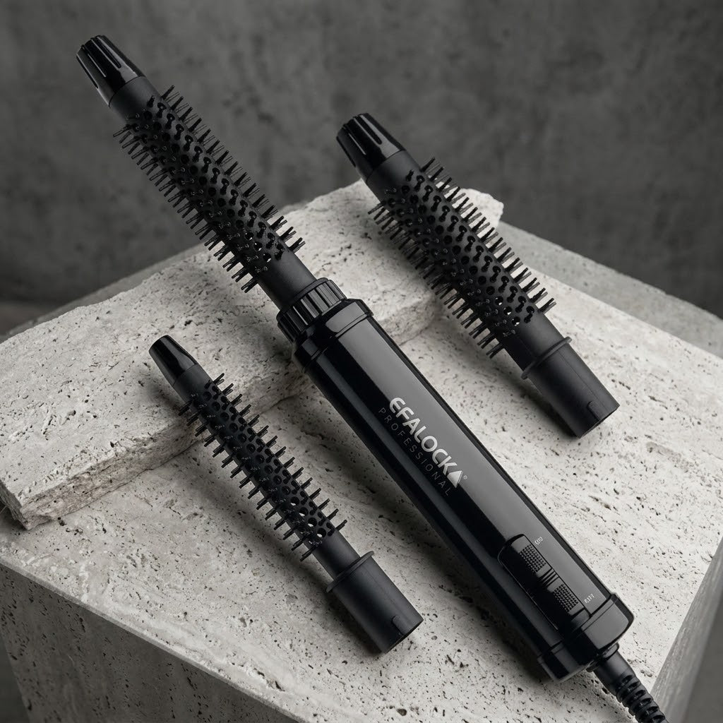 3Style Ilmakiharrin, 13 mm +19 mm +23 mm - Kihartimet ja kiharrusraudat - Efalock - Nicca.fi