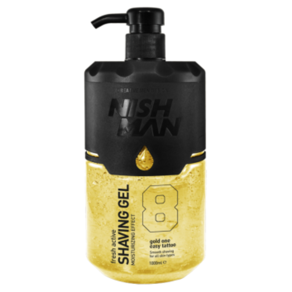 NishMan Shaving Gel Gold One 1L - Ihonhoito - Nishman - Nicca.fi