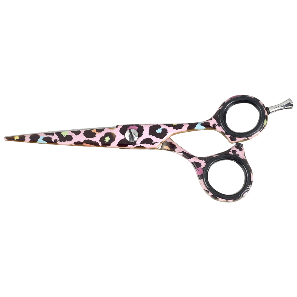 Original leikkaussakset Going Wild Pink Leopard 5.5" - Sakset - Original - Nicca.fi